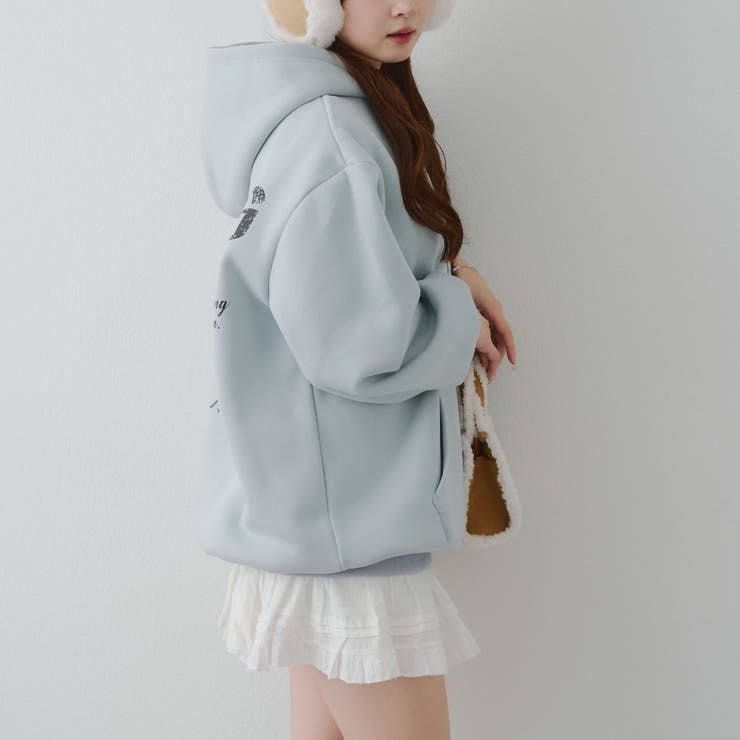 天使の裏起毛パーカー | NICE CLAUP / OLIVE des OLIVE　OUTLET | 詳細画像13 