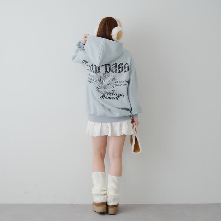 天使の裏起毛パーカー | NICE CLAUP / OLIVE des OLIVE　OUTLET | 詳細画像17 