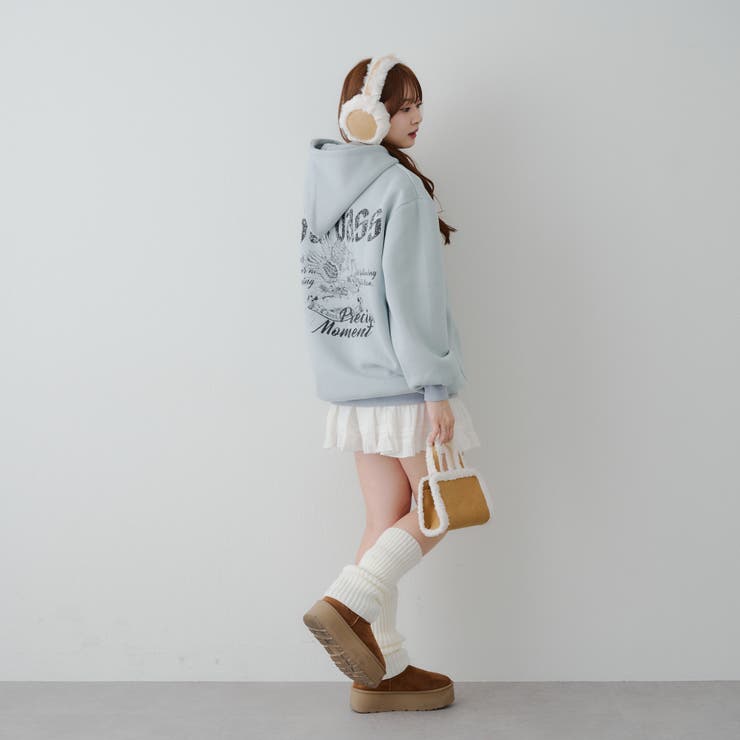 天使の裏起毛パーカー | NICE CLAUP / OLIVE des OLIVE　OUTLET | 詳細画像19 