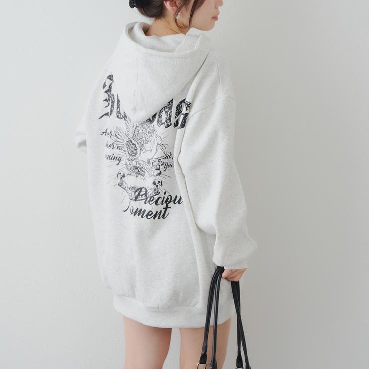 天使の裏起毛パーカー | NICE CLAUP / OLIVE des OLIVE　OUTLET | 詳細画像24 
