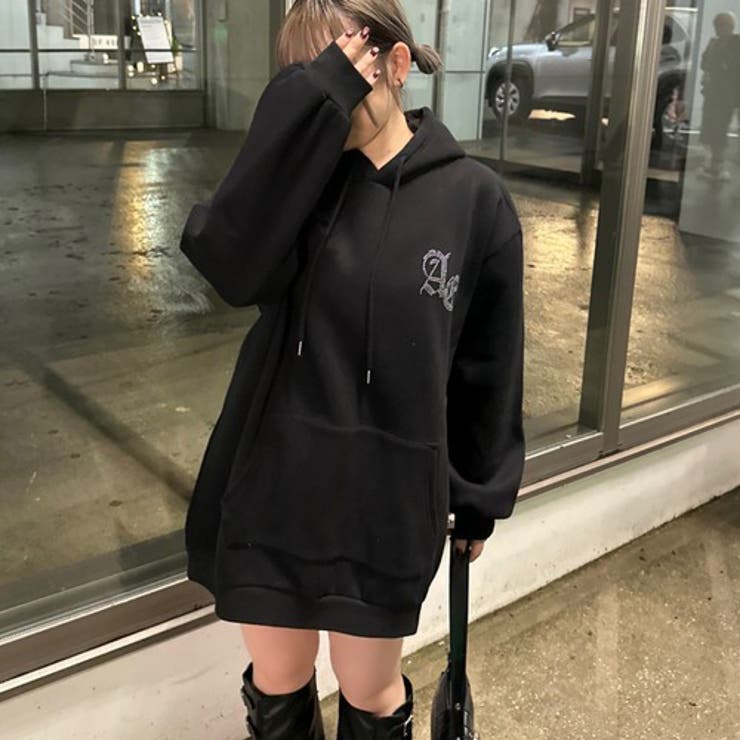 天使の裏起毛パーカー | NICE CLAUP / OLIVE des OLIVE　OUTLET | 詳細画像3 
