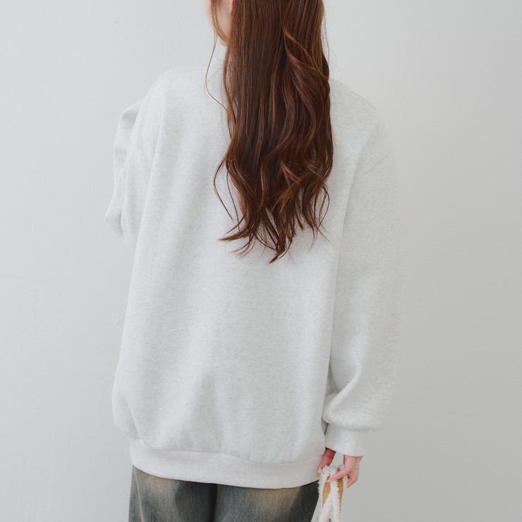 キラキラロゴクマ裏起毛プルオーバー | NICE CLAUP / OLIVE des OLIVE　OUTLET | 詳細画像10 