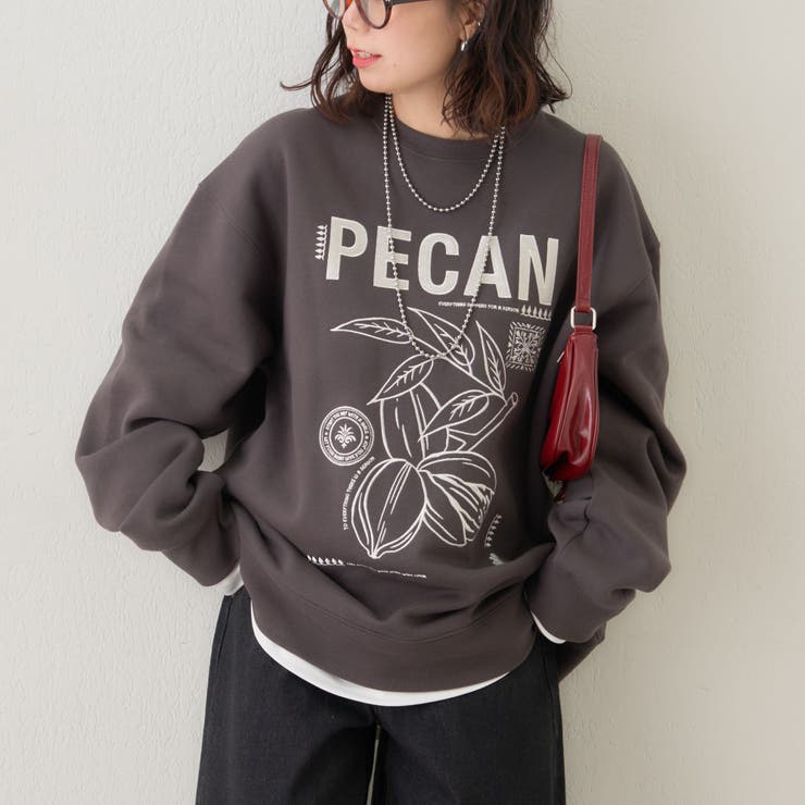 【NUNIFE】図案刺繍裏起毛スウェット | RMAF　NICE CLAUP / OLIVE des OLIVE | 詳細画像2 