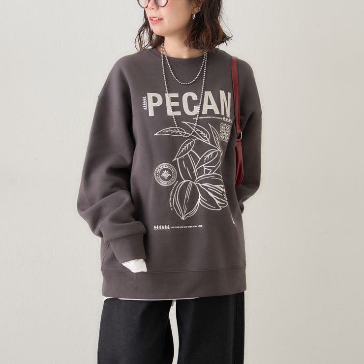 【NUNIFE】図案刺繍裏起毛スウェット | RMAF　NICE CLAUP / OLIVE des OLIVE | 詳細画像5 