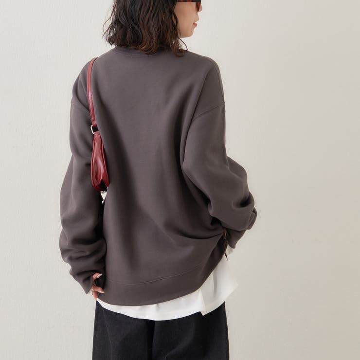 【NUNIFE】図案刺繍裏起毛スウェット | RMAF　NICE CLAUP / OLIVE des OLIVE | 詳細画像7 