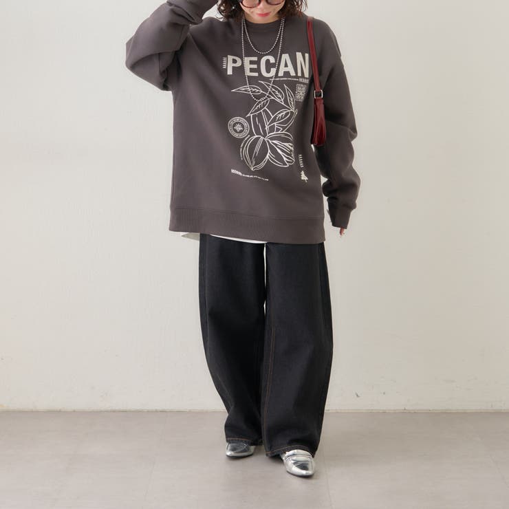 【NUNIFE】図案刺繍裏起毛スウェット | RMAF　NICE CLAUP / OLIVE des OLIVE | 詳細画像11 