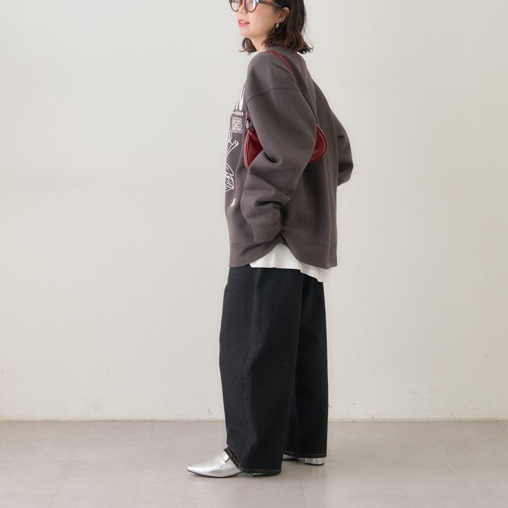 【NUNIFE】図案刺繍裏起毛スウェット | RMAF　NICE CLAUP / OLIVE des OLIVE | 詳細画像13 