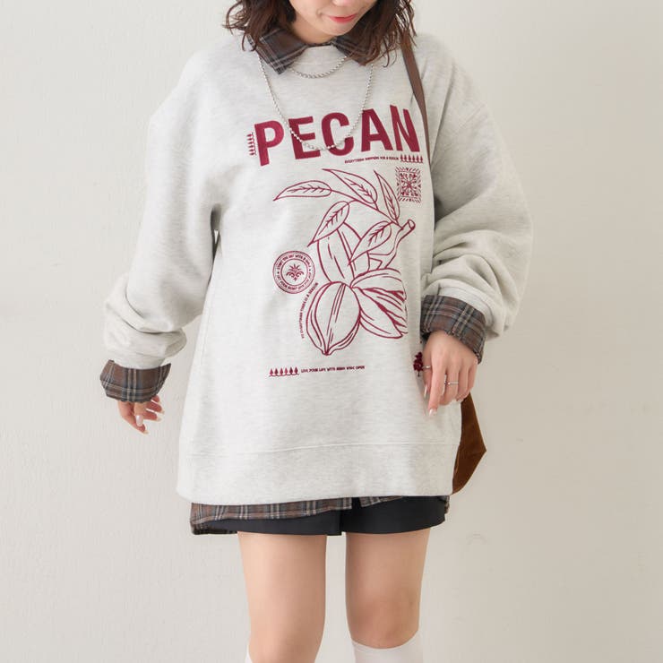 【NUNIFE】図案刺繍裏起毛スウェット | RMAF　NICE CLAUP / OLIVE des OLIVE | 詳細画像14 