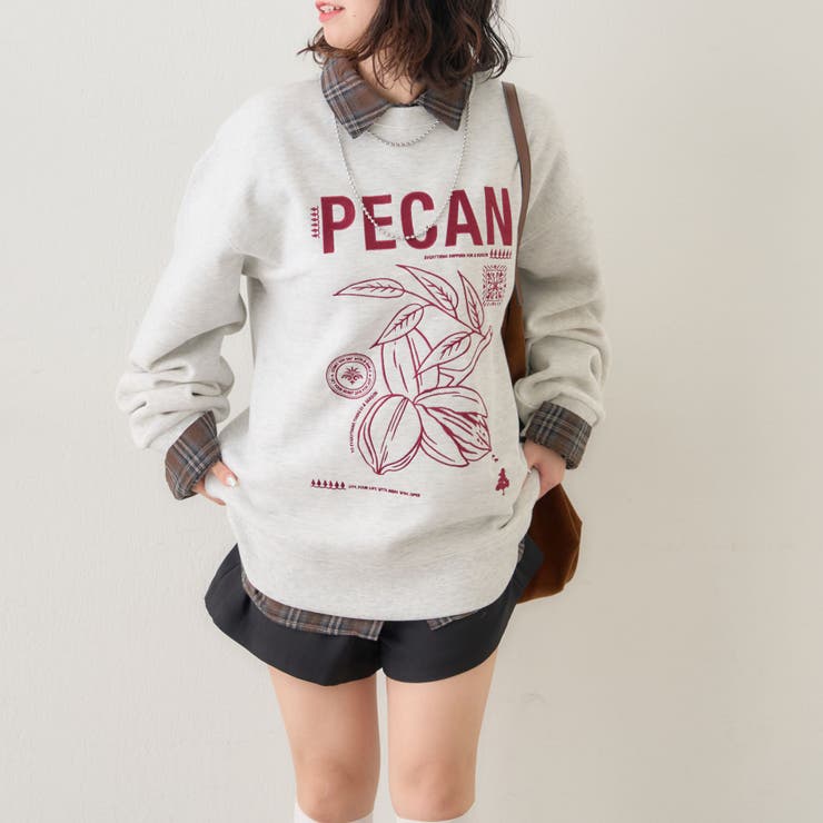 【NUNIFE】図案刺繍裏起毛スウェット | RMAF　NICE CLAUP / OLIVE des OLIVE | 詳細画像15 