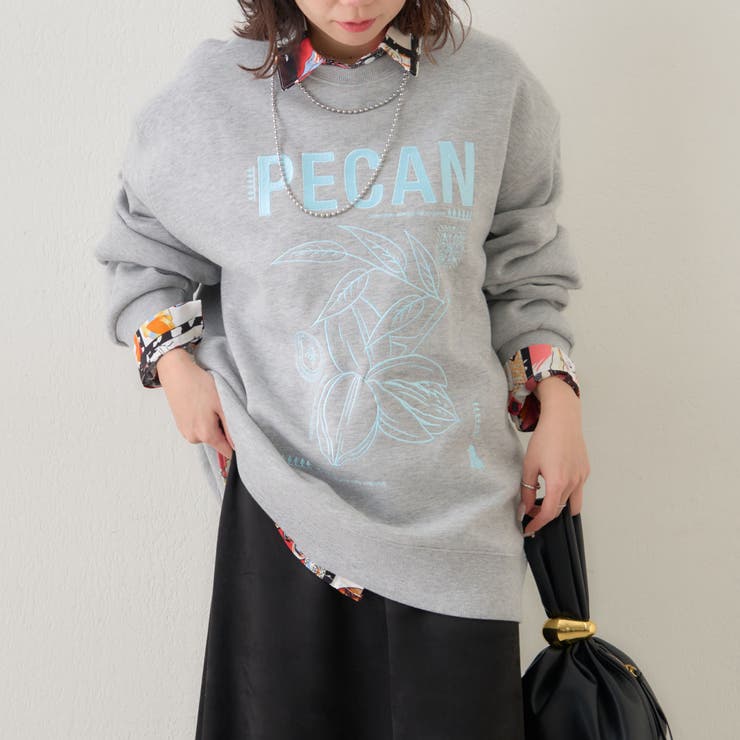 【NUNIFE】図案刺繍裏起毛スウェット | RMAF　NICE CLAUP / OLIVE des OLIVE | 詳細画像25 