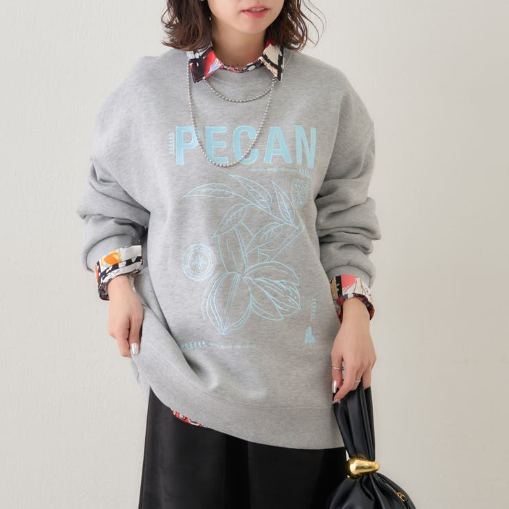 【NUNIFE】図案刺繍裏起毛スウェット | RMAF　NICE CLAUP / OLIVE des OLIVE | 詳細画像26 