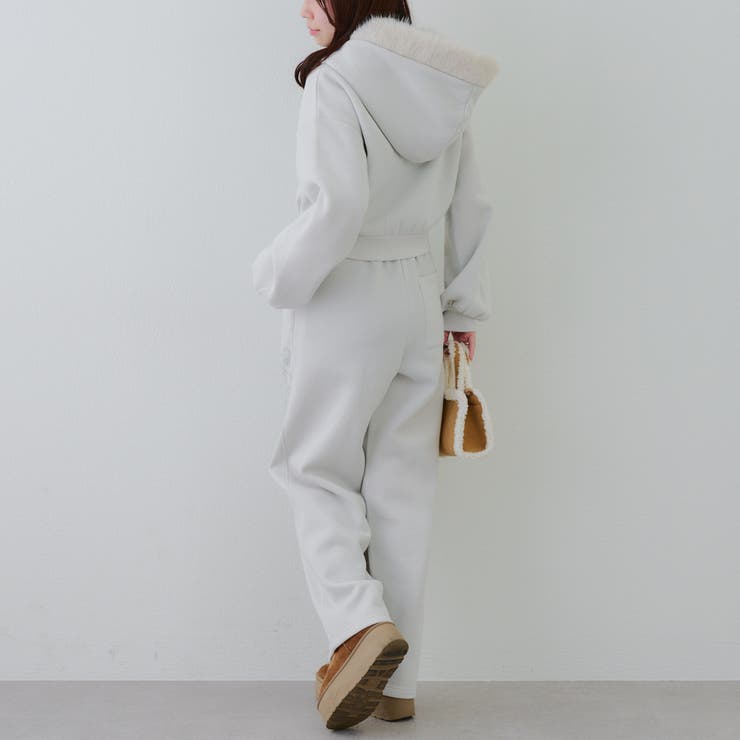 裏起毛で暖かい、ラメファーパーカー | RMAF　NICE CLAUP / OLIVE des OLIVE | 詳細画像43 