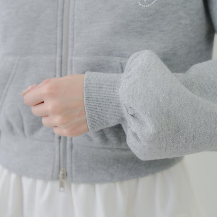 裏起毛で暖かい、ラメファーパーカー | RMAF　NICE CLAUP / OLIVE des OLIVE | 詳細画像61 