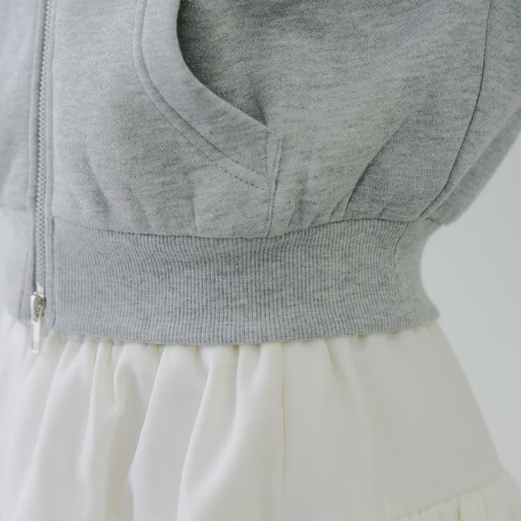 裏起毛で暖かい、ラメファーパーカー | RMAF　NICE CLAUP / OLIVE des OLIVE | 詳細画像63 