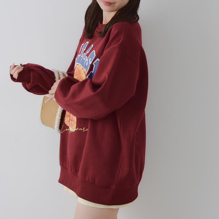 メガネを付けたくまさん裏起毛スウェット | NICE CLAUP / OLIVE des OLIVE　OUTLET | 詳細画像30 