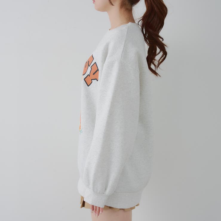 メガネを付けたくまさん裏起毛スウェット | NICE CLAUP / OLIVE des OLIVE　OUTLET | 詳細画像38 