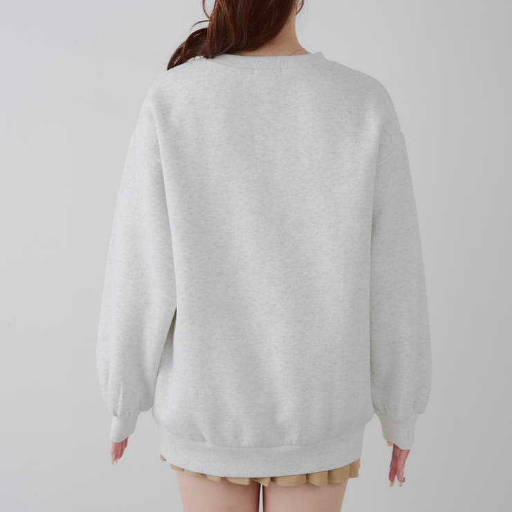 メガネを付けたくまさん裏起毛スウェット | NICE CLAUP / OLIVE des OLIVE　OUTLET | 詳細画像39 