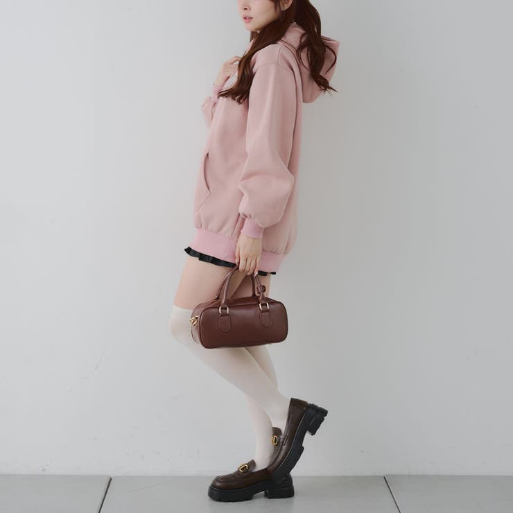 キラキラロゴ裏起毛BIGパーカー | RMAF　NICE CLAUP / OLIVE des OLIVE | 詳細画像7 