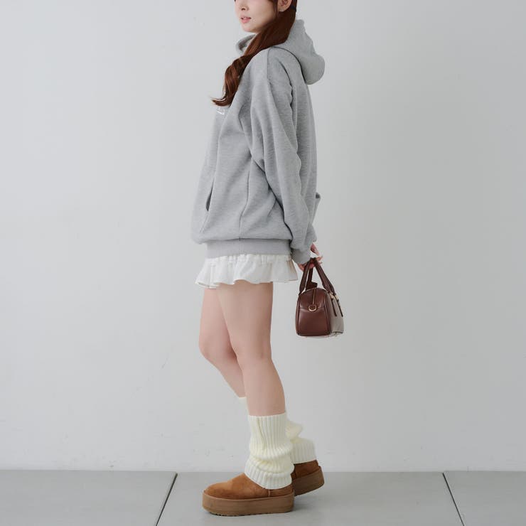 キラキラロゴ裏起毛BIGパーカー | RMAF　NICE CLAUP / OLIVE des OLIVE | 詳細画像22 