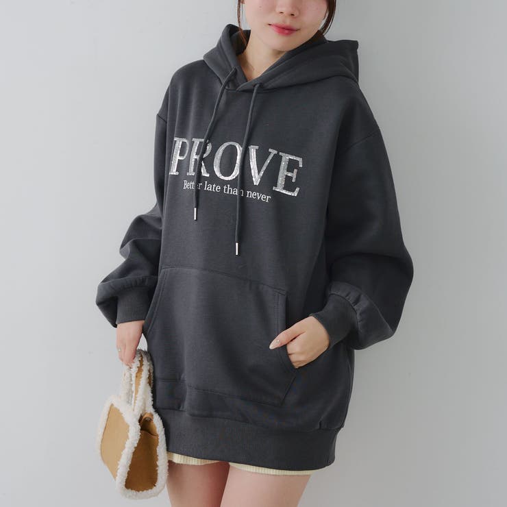 キラキラロゴ裏起毛BIGパーカー | RMAF　NICE CLAUP / OLIVE des OLIVE | 詳細画像26 