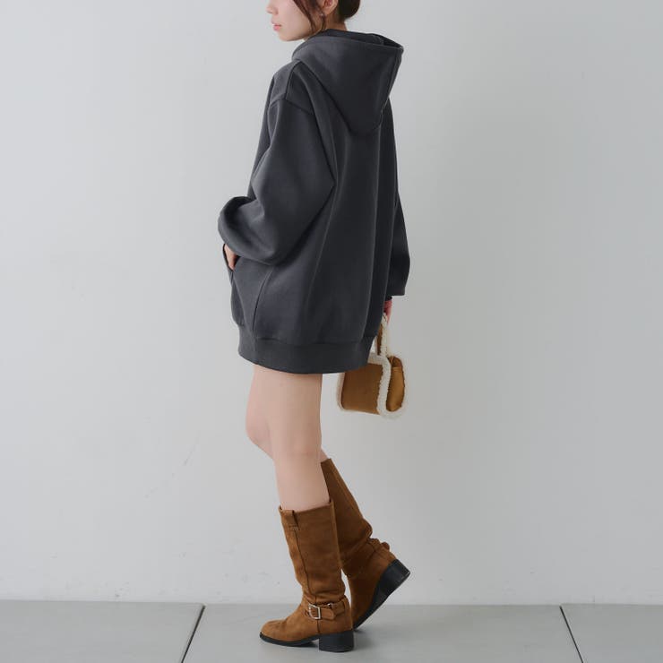 キラキラロゴ裏起毛BIGパーカー | RMAF　NICE CLAUP / OLIVE des OLIVE | 詳細画像31 