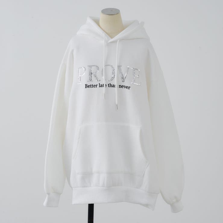 キラキラロゴ裏起毛BIGパーカー | RMAF　NICE CLAUP / OLIVE des OLIVE | 詳細画像33 