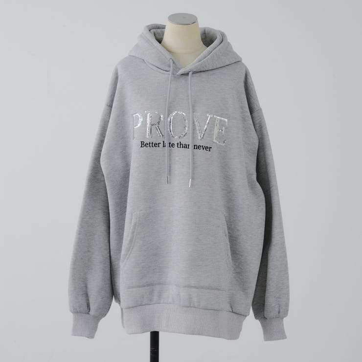 キラキラロゴ裏起毛BIGパーカー | RMAF　NICE CLAUP / OLIVE des OLIVE | 詳細画像35 