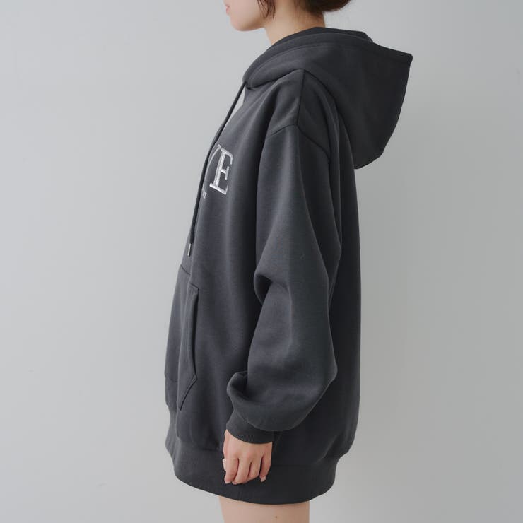 キラキラロゴ裏起毛BIGパーカー | RMAF　NICE CLAUP / OLIVE des OLIVE | 詳細画像38 