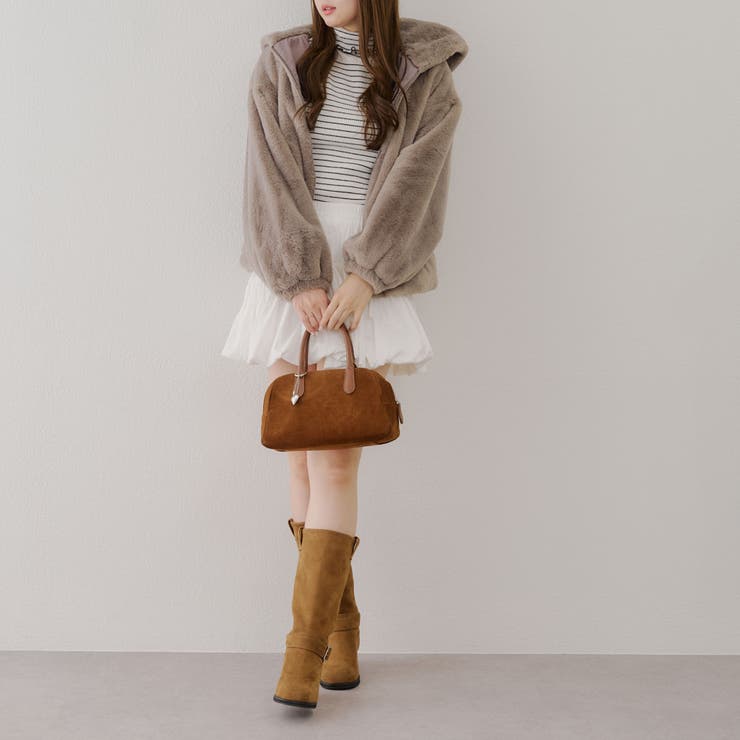 ファーボリュームフードパーカー | NICE CLAUP / OLIVE des OLIVE　OUTLET | 詳細画像45 