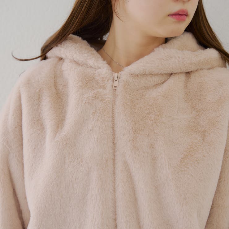 ファーボリュームフードパーカー | NICE CLAUP / OLIVE des OLIVE　OUTLET | 詳細画像50 
