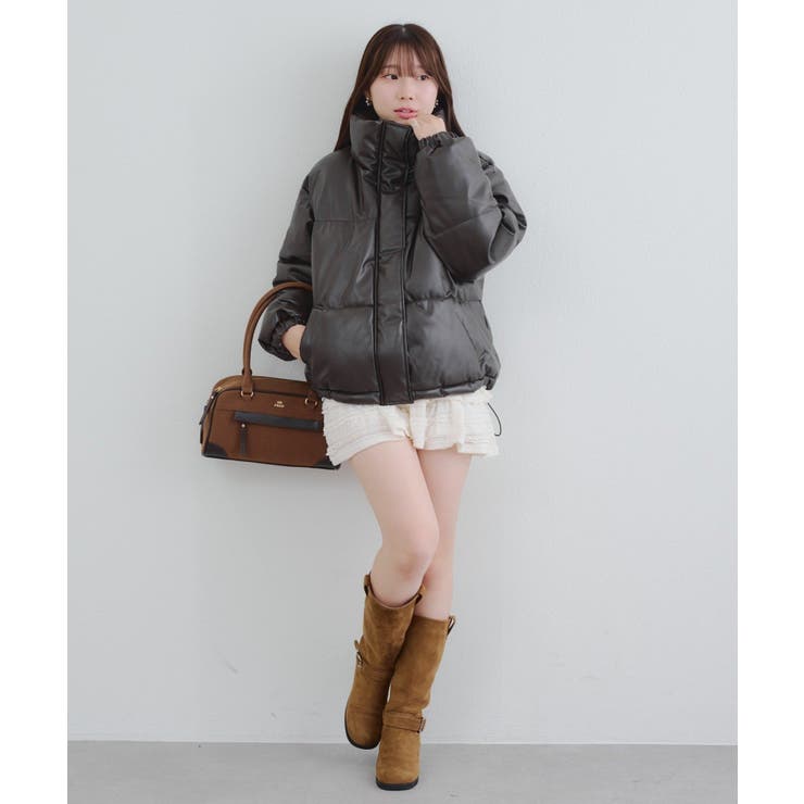 【WEB先行販売】スタンドカラー中綿ブルゾン | NICE CLAUP / OLIVE des OLIVE　OUTLET | 詳細画像23 