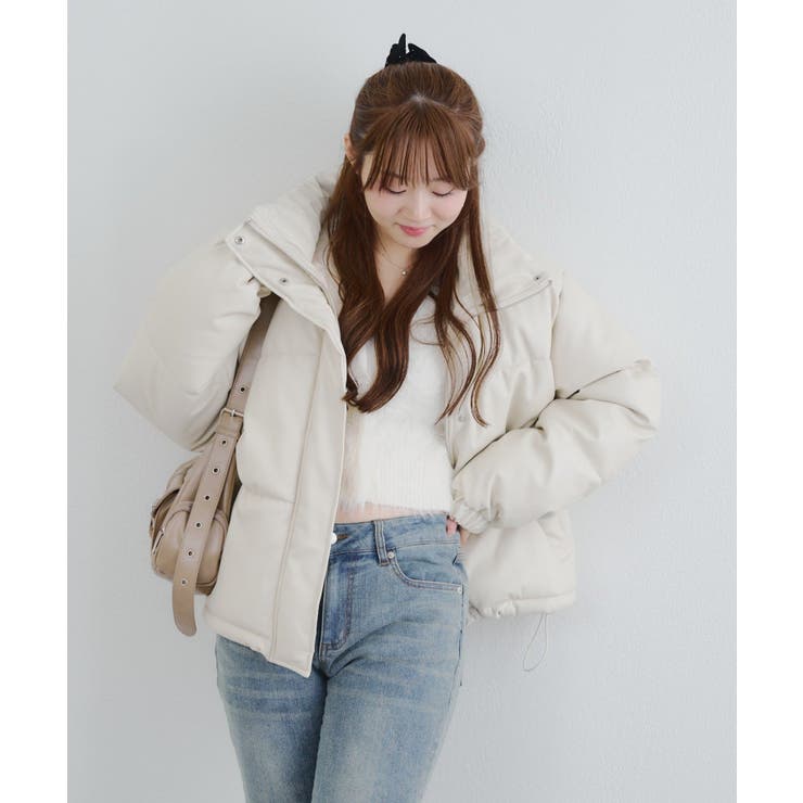 【WEB先行販売】スタンドカラー中綿ブルゾン | NICE CLAUP / OLIVE des OLIVE　OUTLET | 詳細画像28 