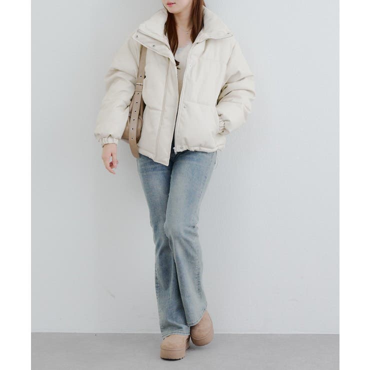 【WEB先行販売】スタンドカラー中綿ブルゾン | NICE CLAUP / OLIVE des OLIVE　OUTLET | 詳細画像31 