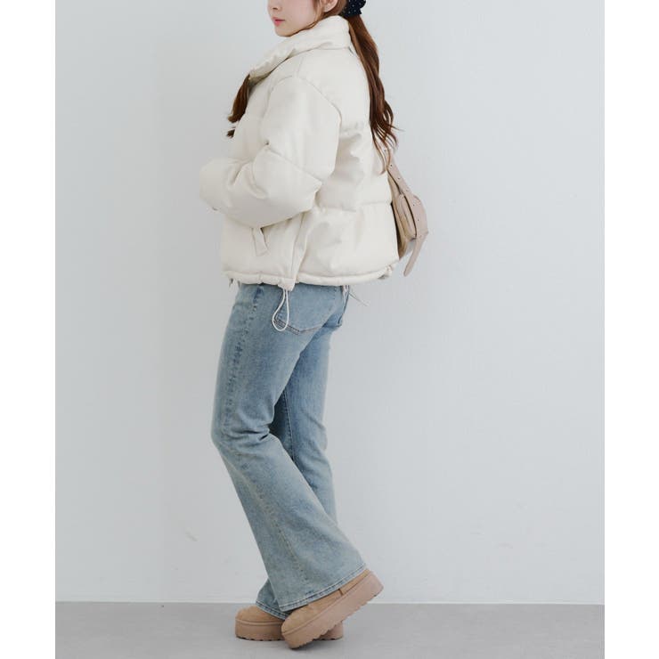 【WEB先行販売】スタンドカラー中綿ブルゾン | NICE CLAUP / OLIVE des OLIVE　OUTLET | 詳細画像32 