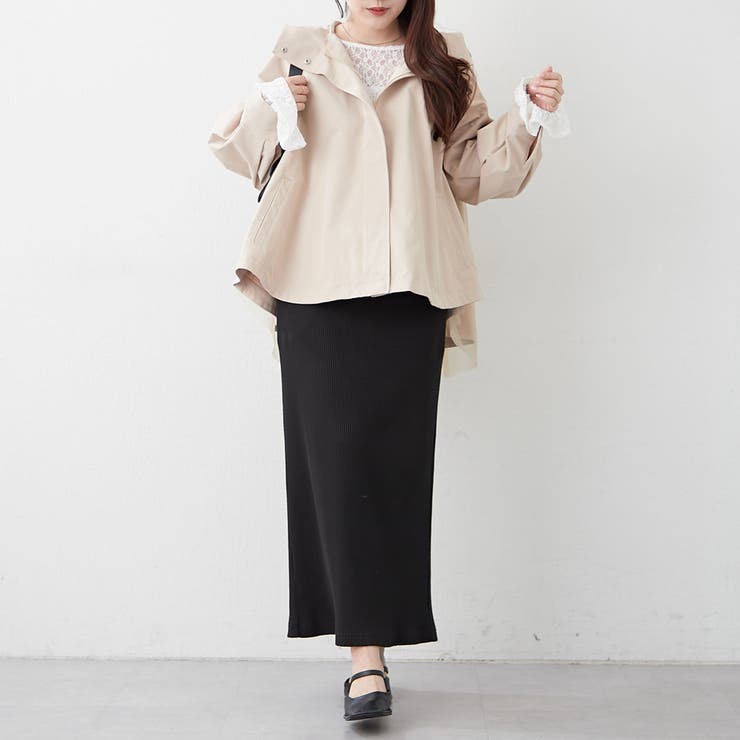 後ろ姿まで美しく、バックチュールマウンテンパーカー | NICE CLAUP / OLIVE des OLIVE　OUTLET | 詳細画像26 