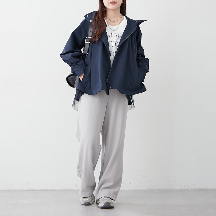 後ろ姿まで美しく、バックチュールマウンテンパーカー | NICE CLAUP / OLIVE des OLIVE　OUTLET | 詳細画像34 