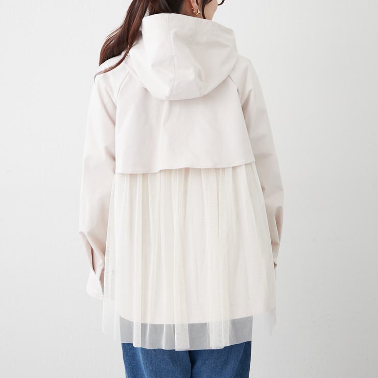 後ろ姿まで美しく、バックチュールマウンテンパーカー | NICE CLAUP / OLIVE des OLIVE　OUTLET | 詳細画像39 