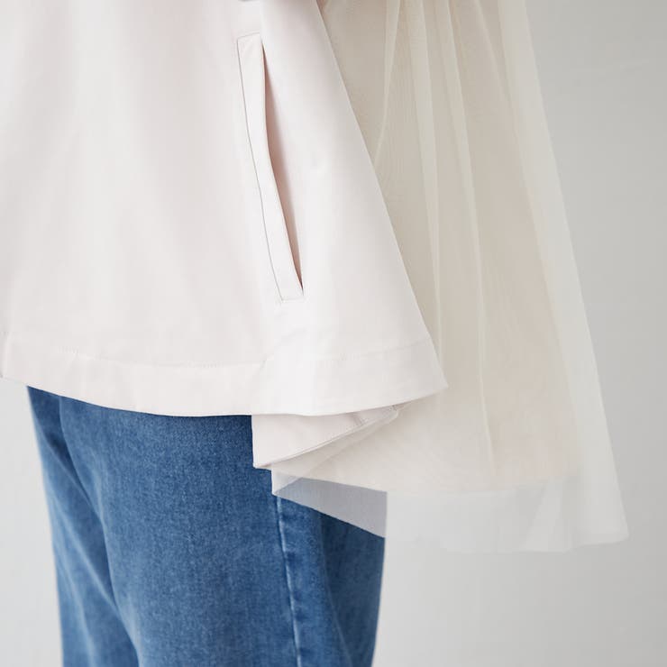 後ろ姿まで美しく、バックチュールマウンテンパーカー | NICE CLAUP / OLIVE des OLIVE　OUTLET | 詳細画像43 