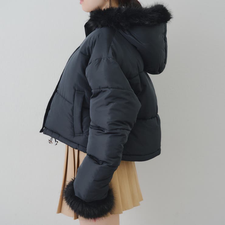 フェイクファー付ジップエコダウン | NICE CLAUP / OLIVE des OLIVE　OUTLET | 詳細画像34 