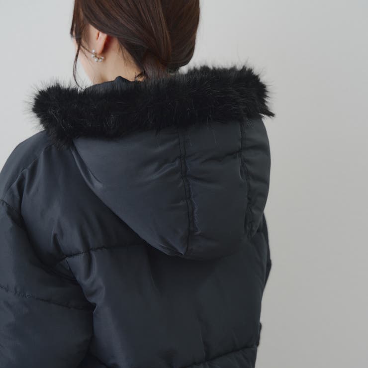 フェイクファー付ジップエコダウン | NICE CLAUP / OLIVE des OLIVE　OUTLET | 詳細画像36 