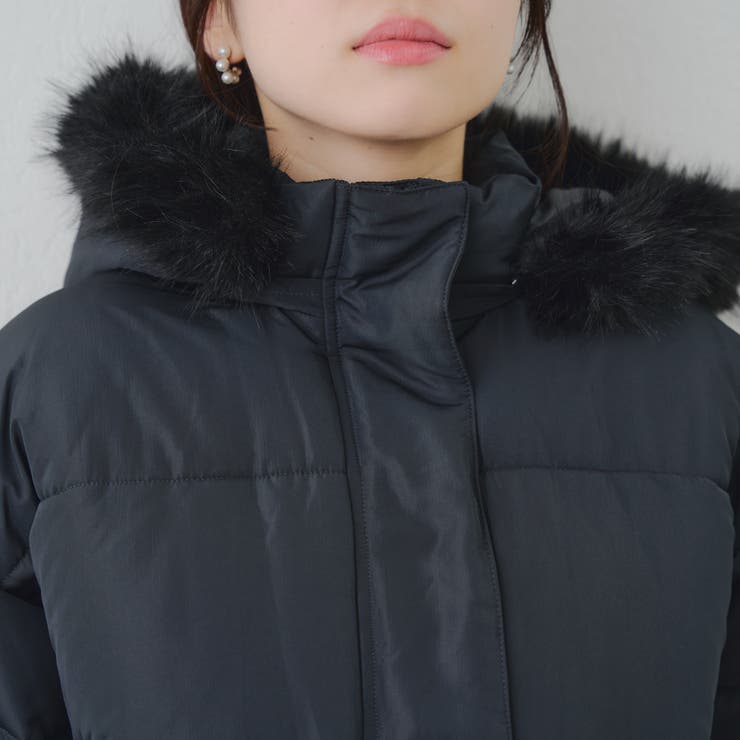 フェイクファー付ジップエコダウン | NICE CLAUP / OLIVE des OLIVE　OUTLET | 詳細画像37 