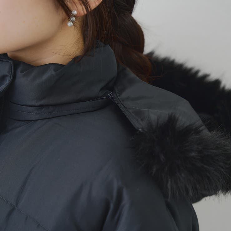 フェイクファー付ジップエコダウン | NICE CLAUP / OLIVE des OLIVE　OUTLET | 詳細画像43 