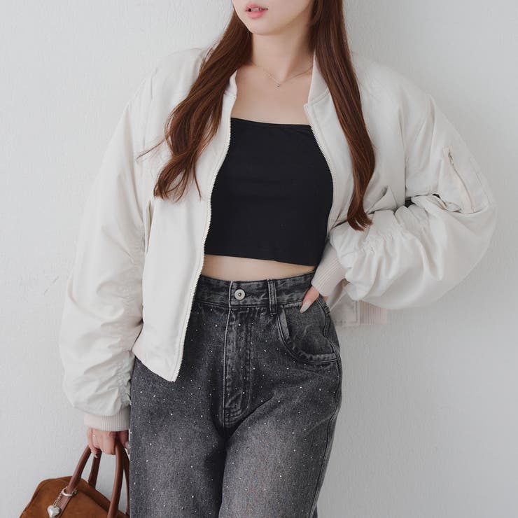 【MARCHES】フェイクファー付 MA-1 | NICE CLAUP / OLIVE des OLIVE　OUTLET | 詳細画像5 