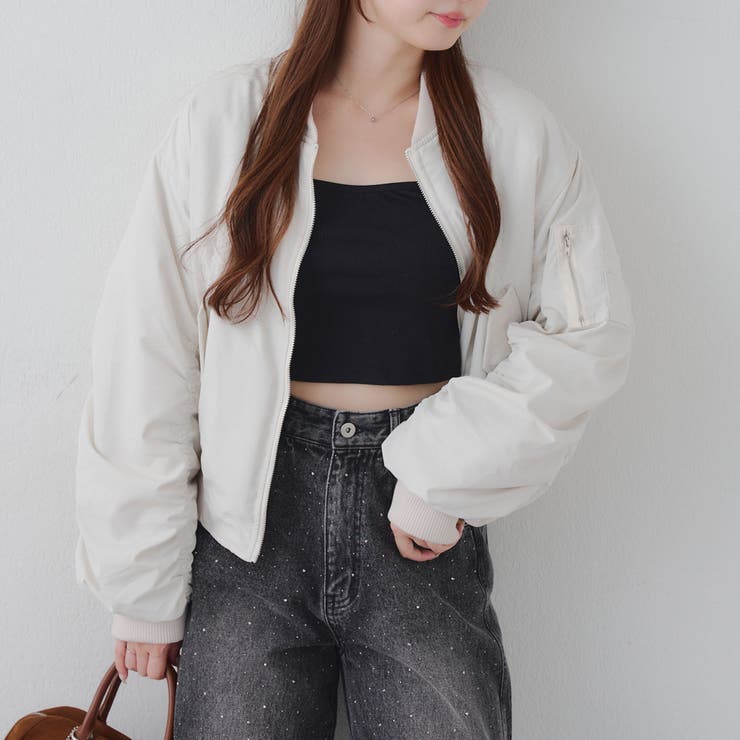 【MARCHES】フェイクファー付 MA-1 | NICE CLAUP / OLIVE des OLIVE　OUTLET | 詳細画像6 