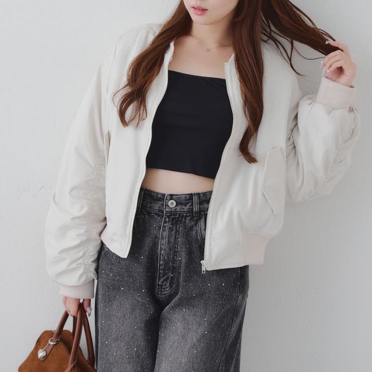 【MARCHES】フェイクファー付 MA-1 | NICE CLAUP / OLIVE des OLIVE　OUTLET | 詳細画像7 