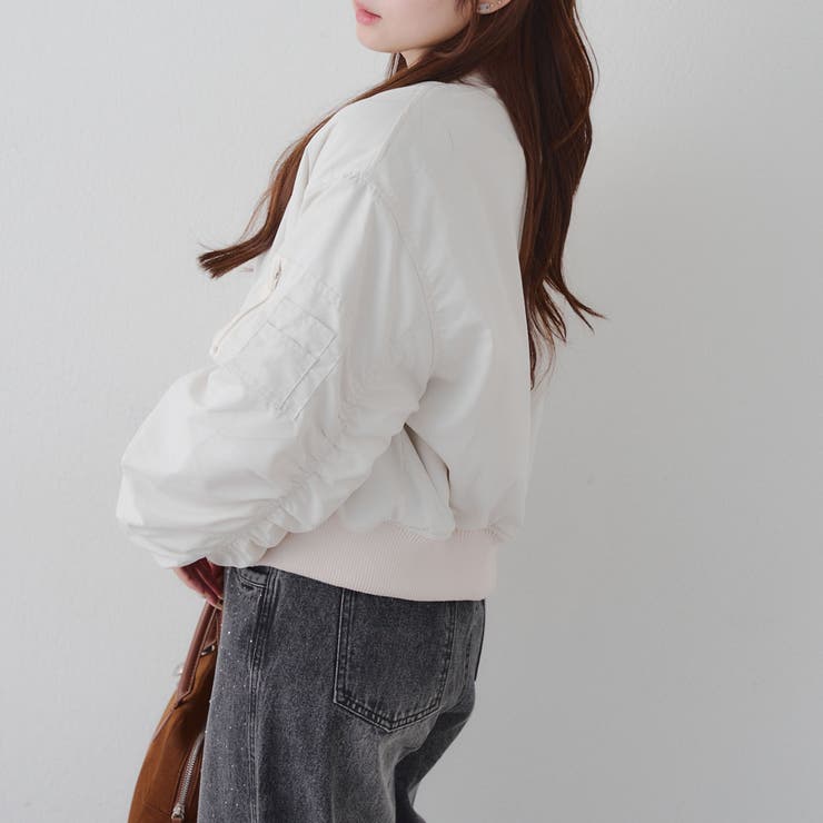 【MARCHES】フェイクファー付 MA-1 | NICE CLAUP / OLIVE des OLIVE　OUTLET | 詳細画像8 