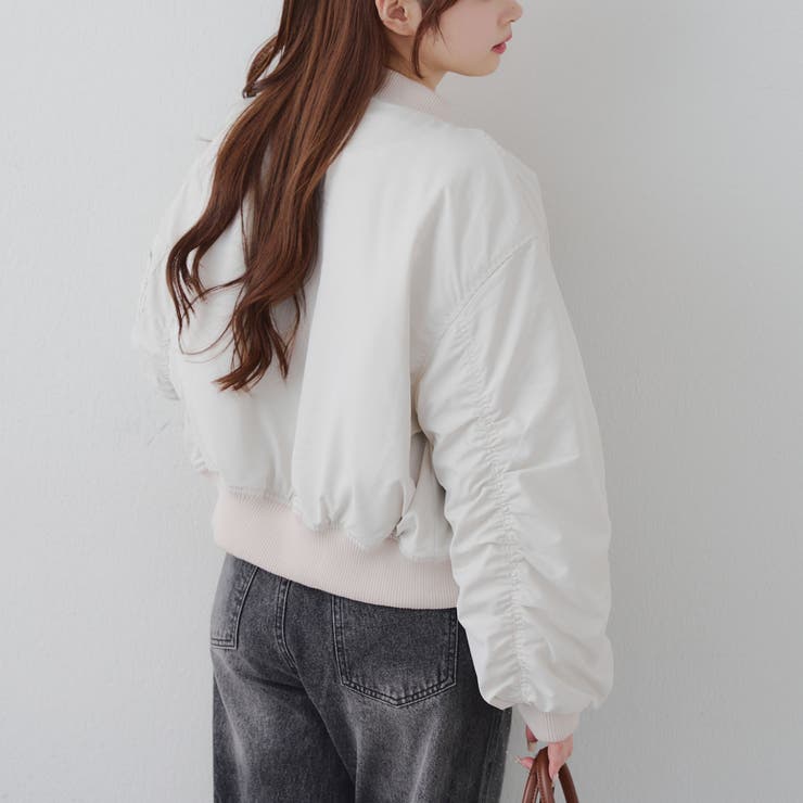 【MARCHES】フェイクファー付 MA-1 | NICE CLAUP / OLIVE des OLIVE　OUTLET | 詳細画像9 