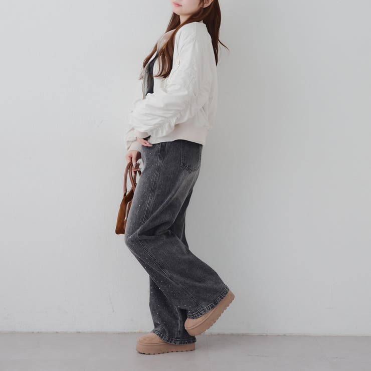 【MARCHES】フェイクファー付 MA-1 | NICE CLAUP / OLIVE des OLIVE　OUTLET | 詳細画像12 