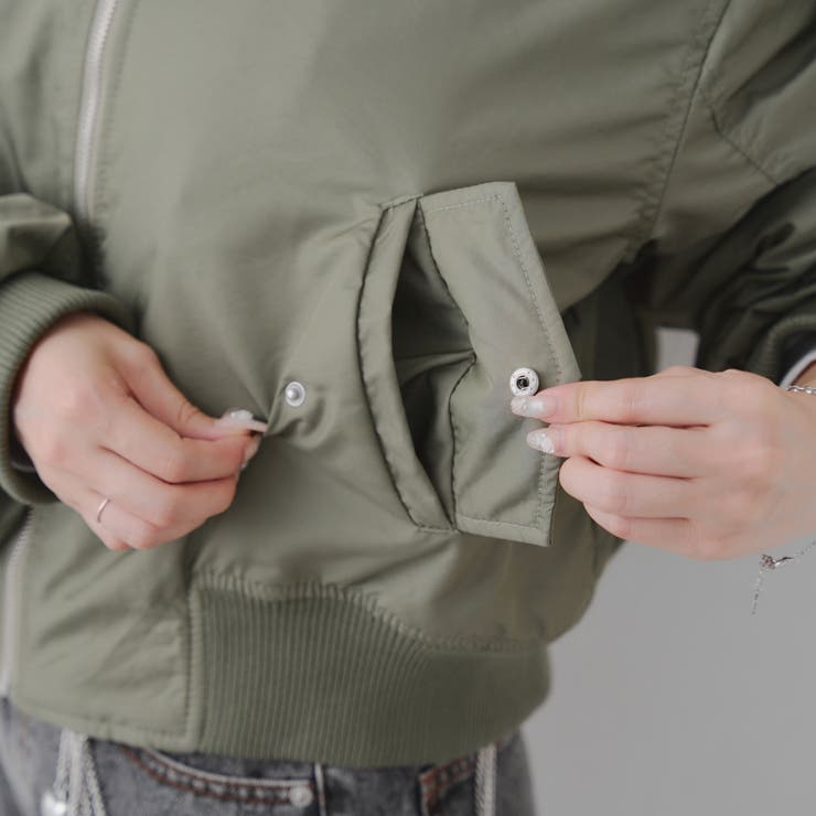 【MARCHES】フェイクファー付 MA-1 | NICE CLAUP / OLIVE des OLIVE　OUTLET | 詳細画像37 