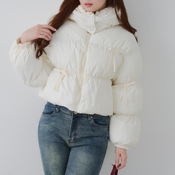 【MARCHES】リボンエコダウン | NICE CLAUP / OLIVE des OLIVE　OUTLET | 詳細画像4 